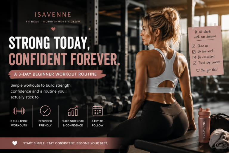 Beginner woman strength training with dumbbells in a gym