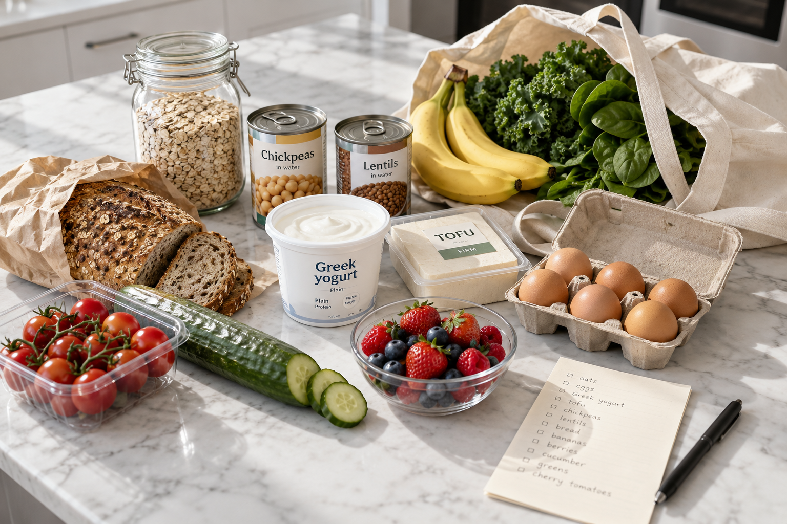 High-Protein Grocery List for Beginners